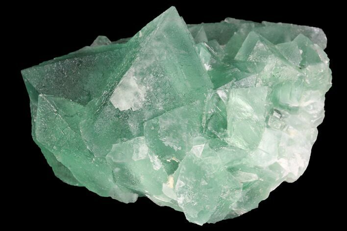 Green Fluorite Crystal Cluster - China #98078